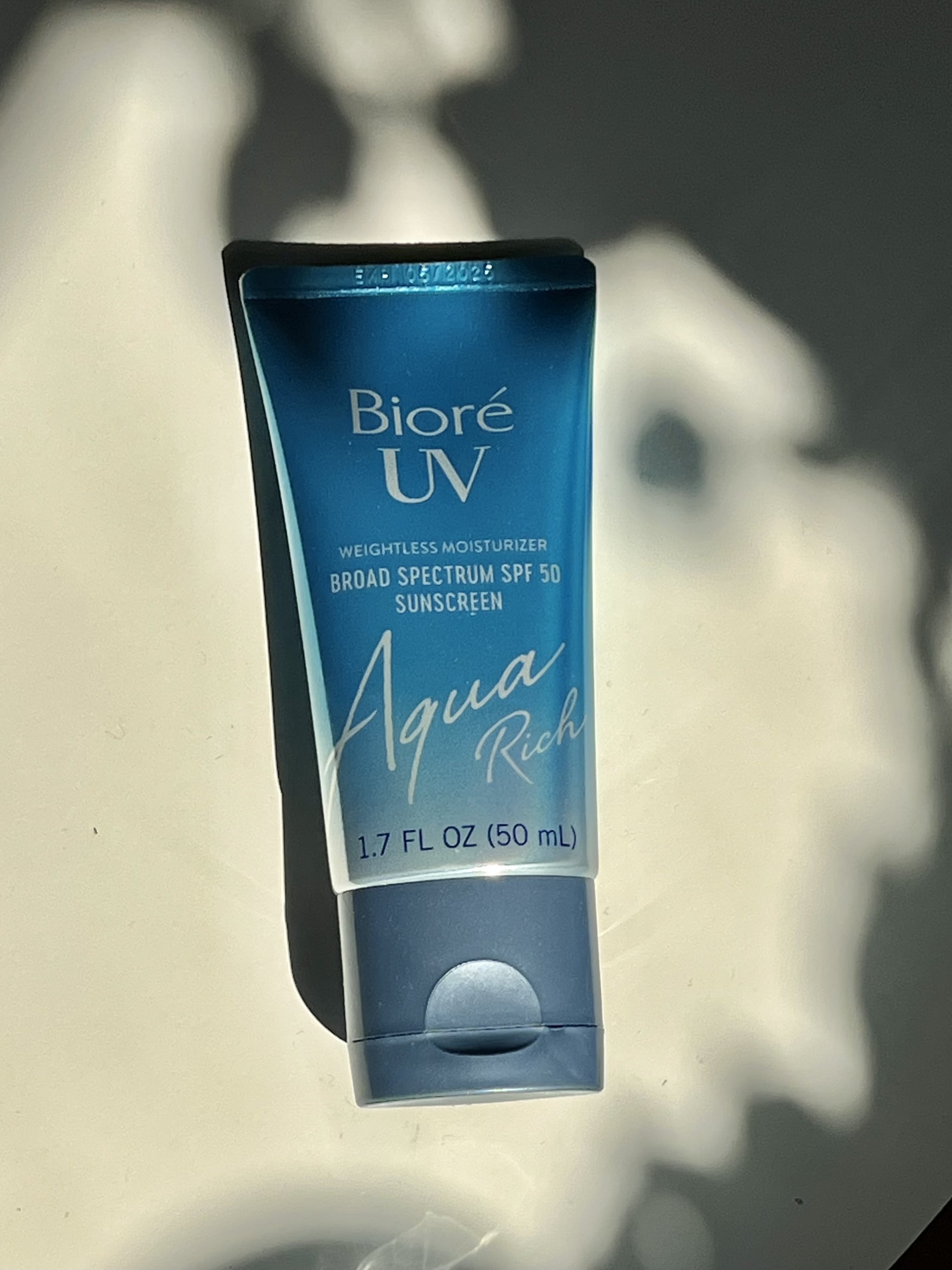 The Bioré UV Aqua Rich Sunscreen SPF 50.