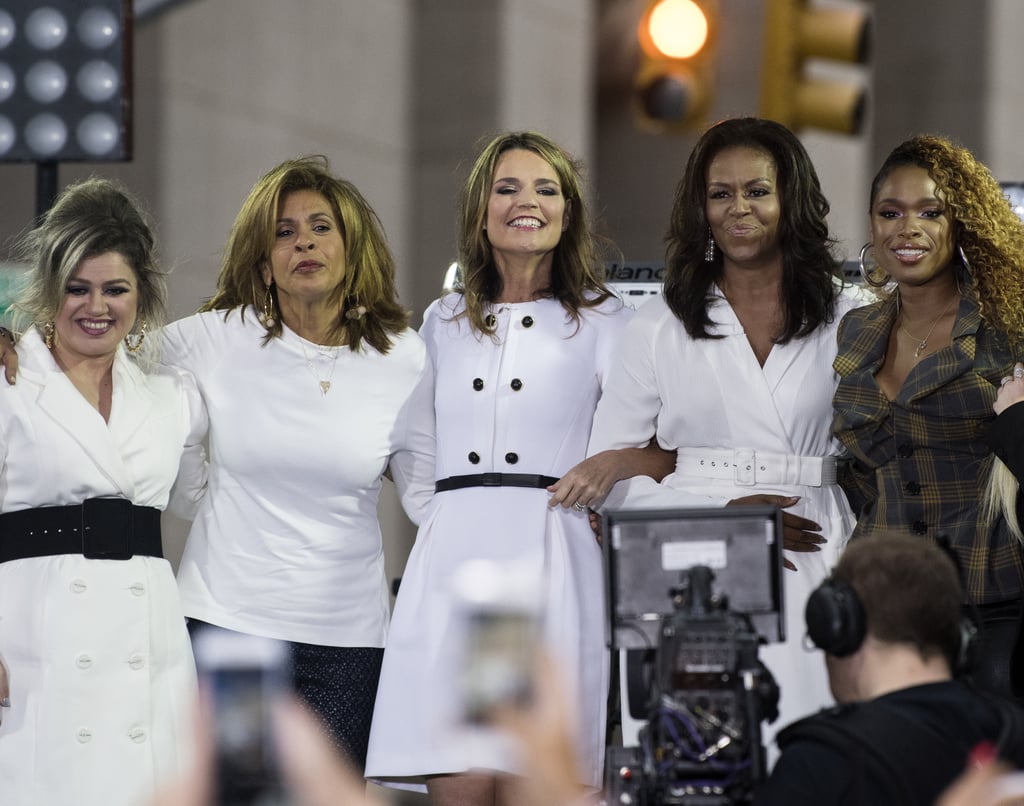 Michelle Obama White Dress October 2018