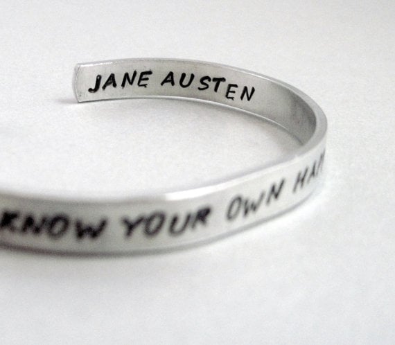 quote bracelet