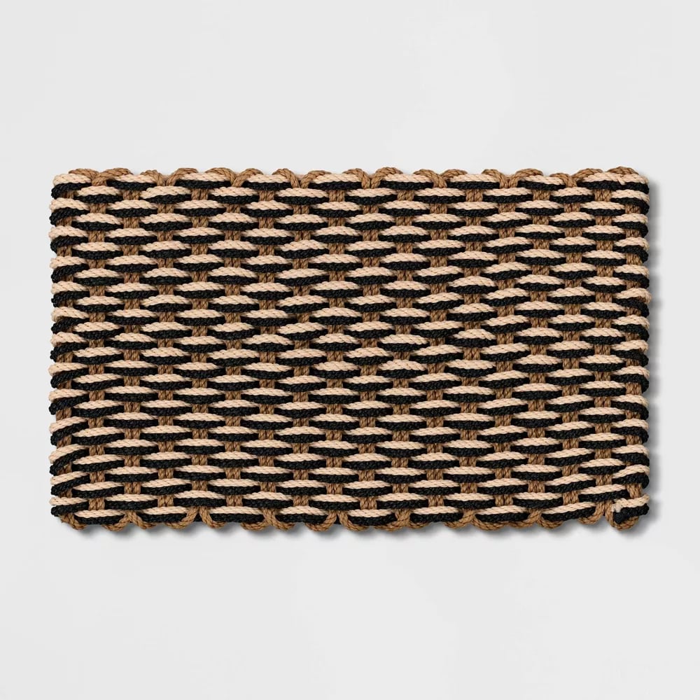 For Some Flair: Threshold Rope Braided Basket Weave Doormat