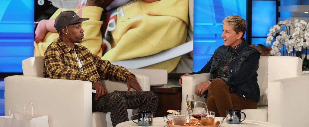 Travis Scott Talking About Kylie Giving Birth on Ellen
