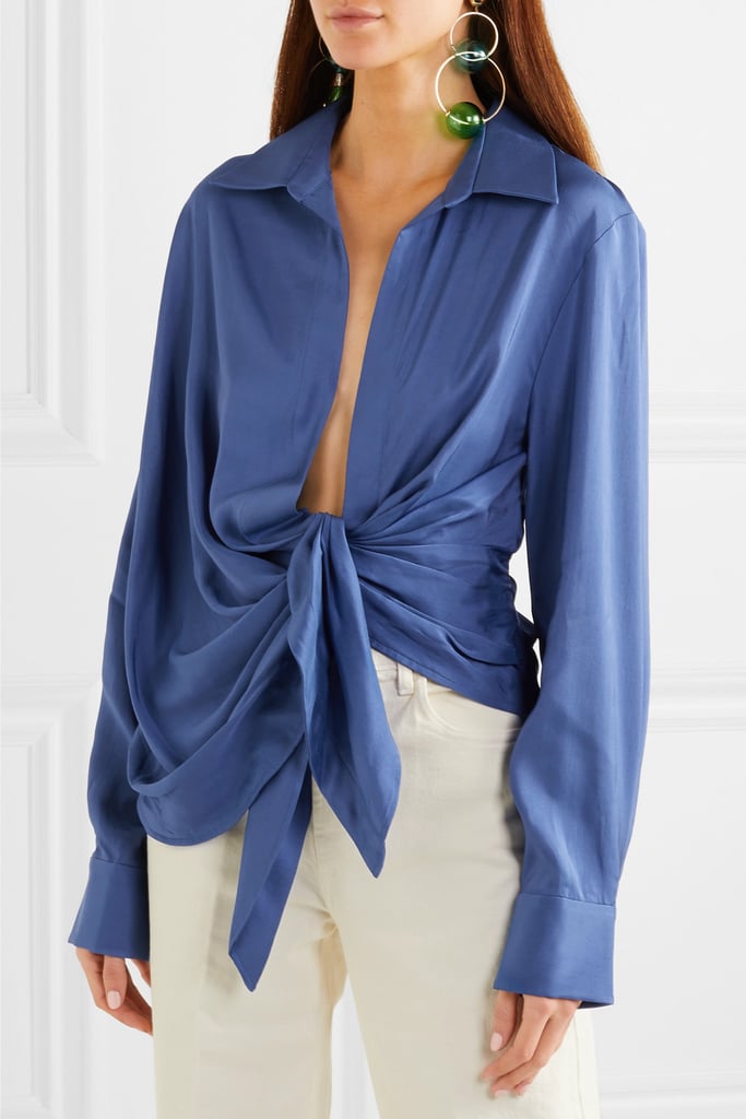 Jacquemus Knotted Twill Shirt