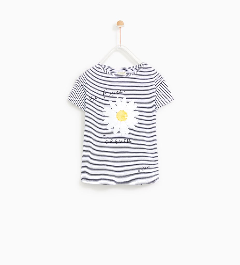 Zara Flip-Sequin Daisy Shirt
