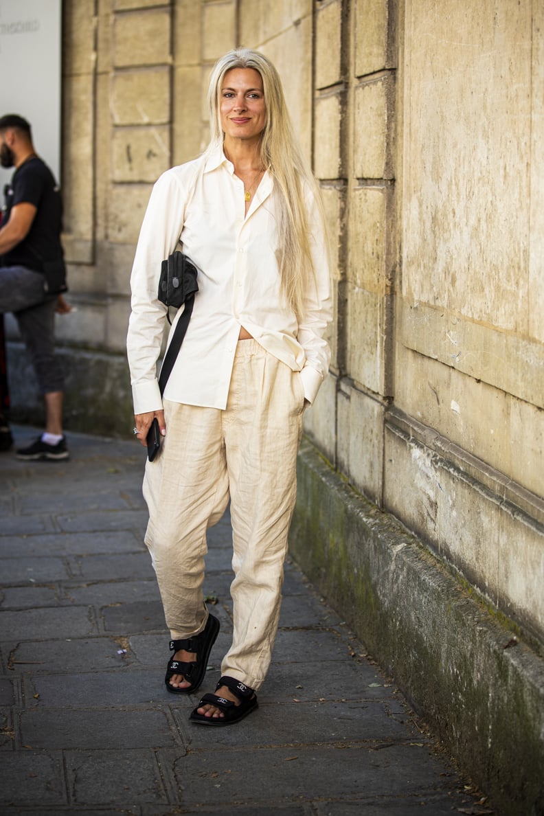 Work Your Slides With a Long-Sleeved Shirt and Pants Instead of Cut-Offs