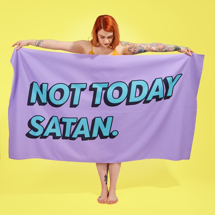 Not Today Satan Towel​