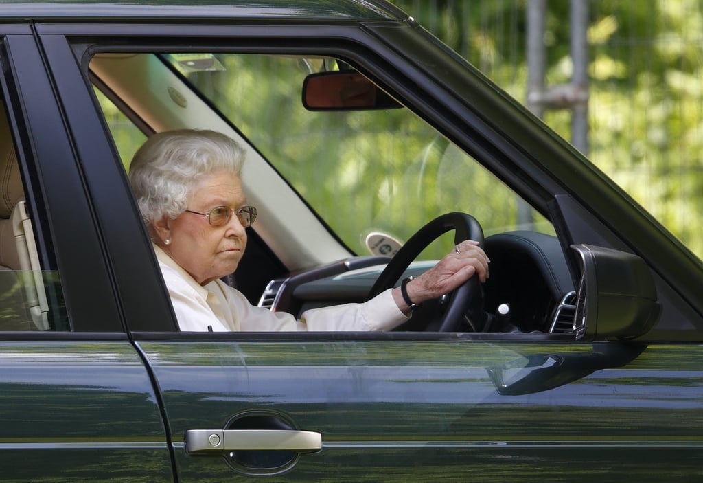 Least When She Drove Her Own Car Queen Elizabeth Ii Royal Moments Popsugar Celebrity Photo 3