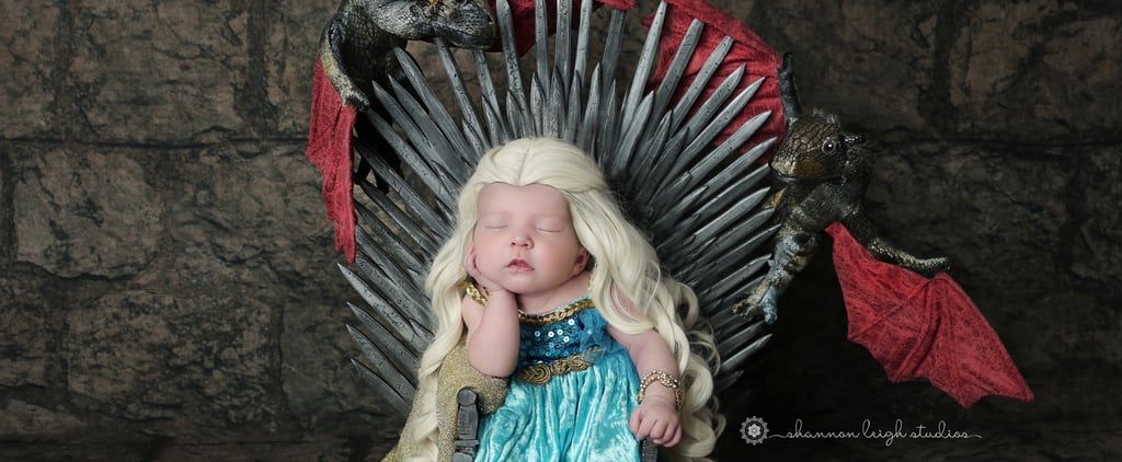 Game of Thrones Newborn Photo Shoot