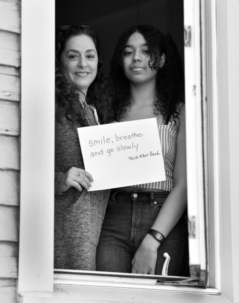 New York-based photographer Stephen Lovekin captured what it means to social distance with your family in a moving series shot exclusively through windows.
"When beginning the project I hadn't completely settled on the idea of photographing everyone behind a window," he told POPSUGAR in March. "Some people would come on their porches or stoops, but that just didn't feel right to me for some reason. As the project began to evolve, the idea of the window started to make more sense. The window being something that we look out on the world from. Something that literally frames how people can look in on us and how we look out at the world. Something that we normally do not enter or exit from."