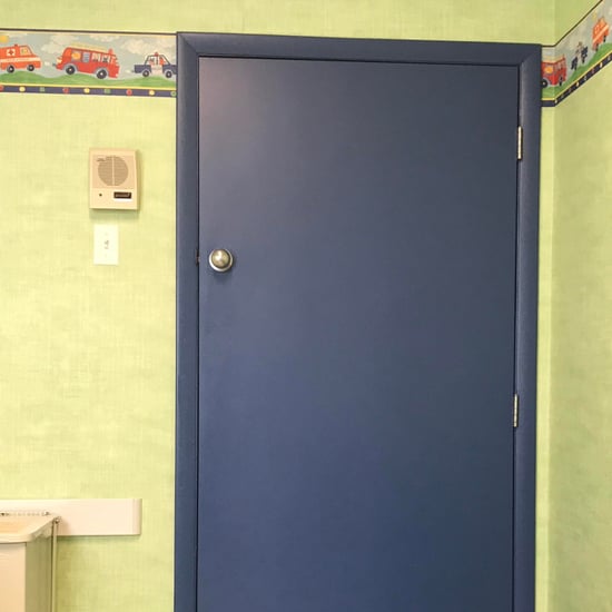 High Doorknob at Pediatrician's Office