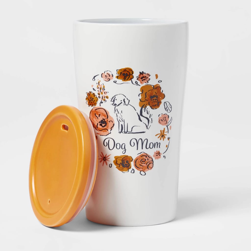 Opalhouse 10oz Stoneware Dog Mom Tumbler with Lid