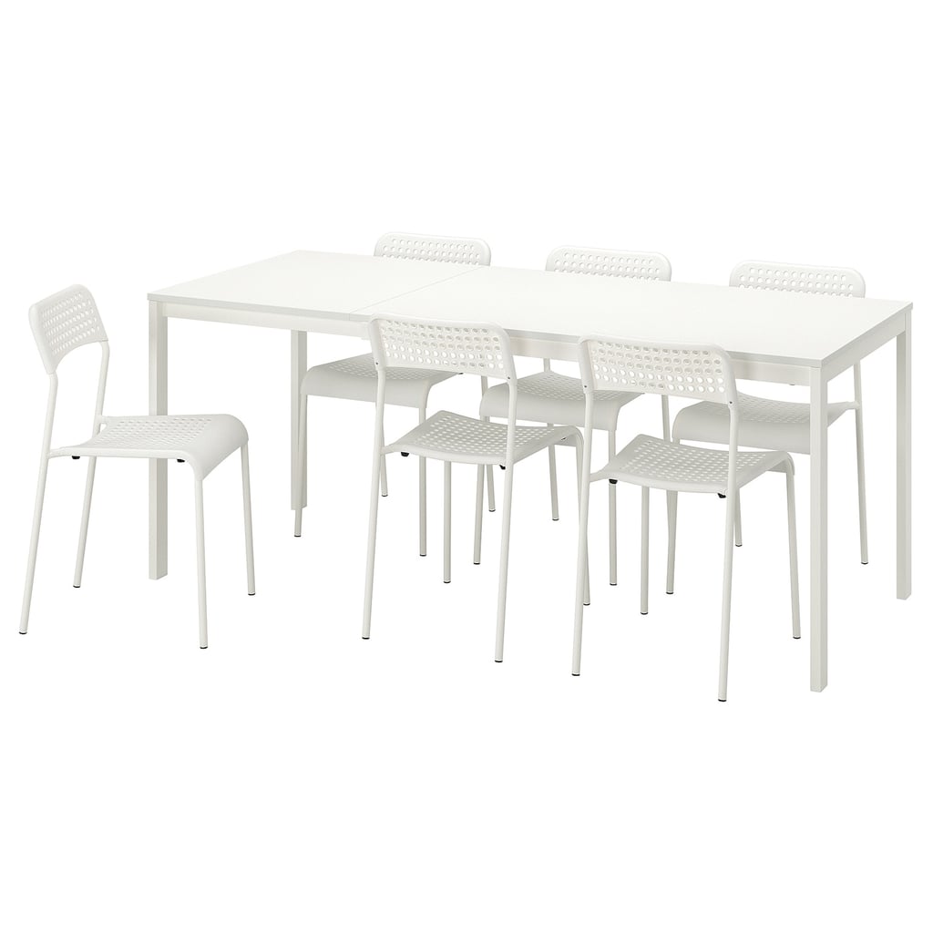 Ikea Vangsta Table and 6 Chairs