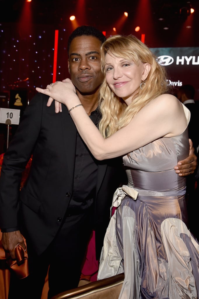 Pictured: Chris Rock and Courtney Love