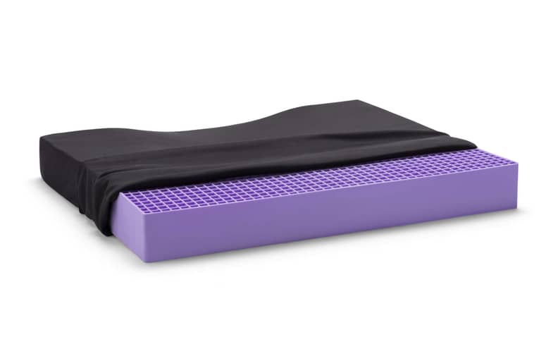 Foldaway Purple Seat Cushion