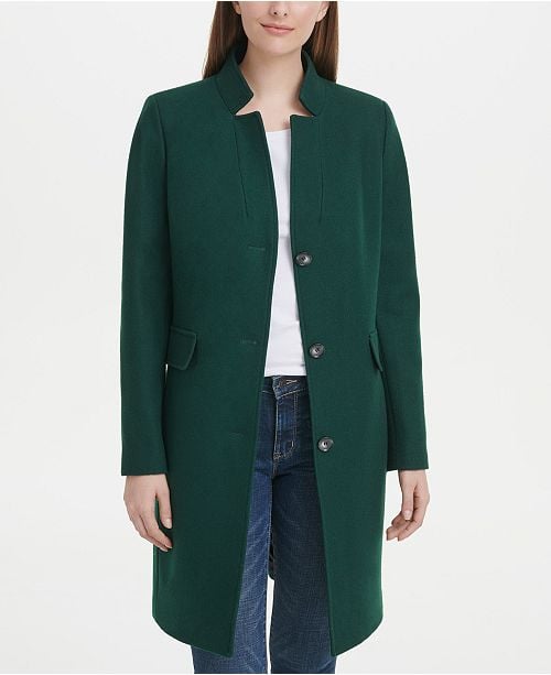 Macy's women's long wool coats on sale