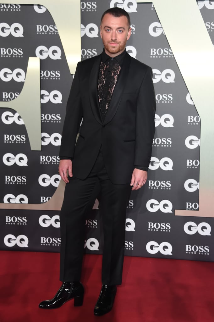 Sam Smith Wears Gucci Heels to the GQ Men of the Year Awards