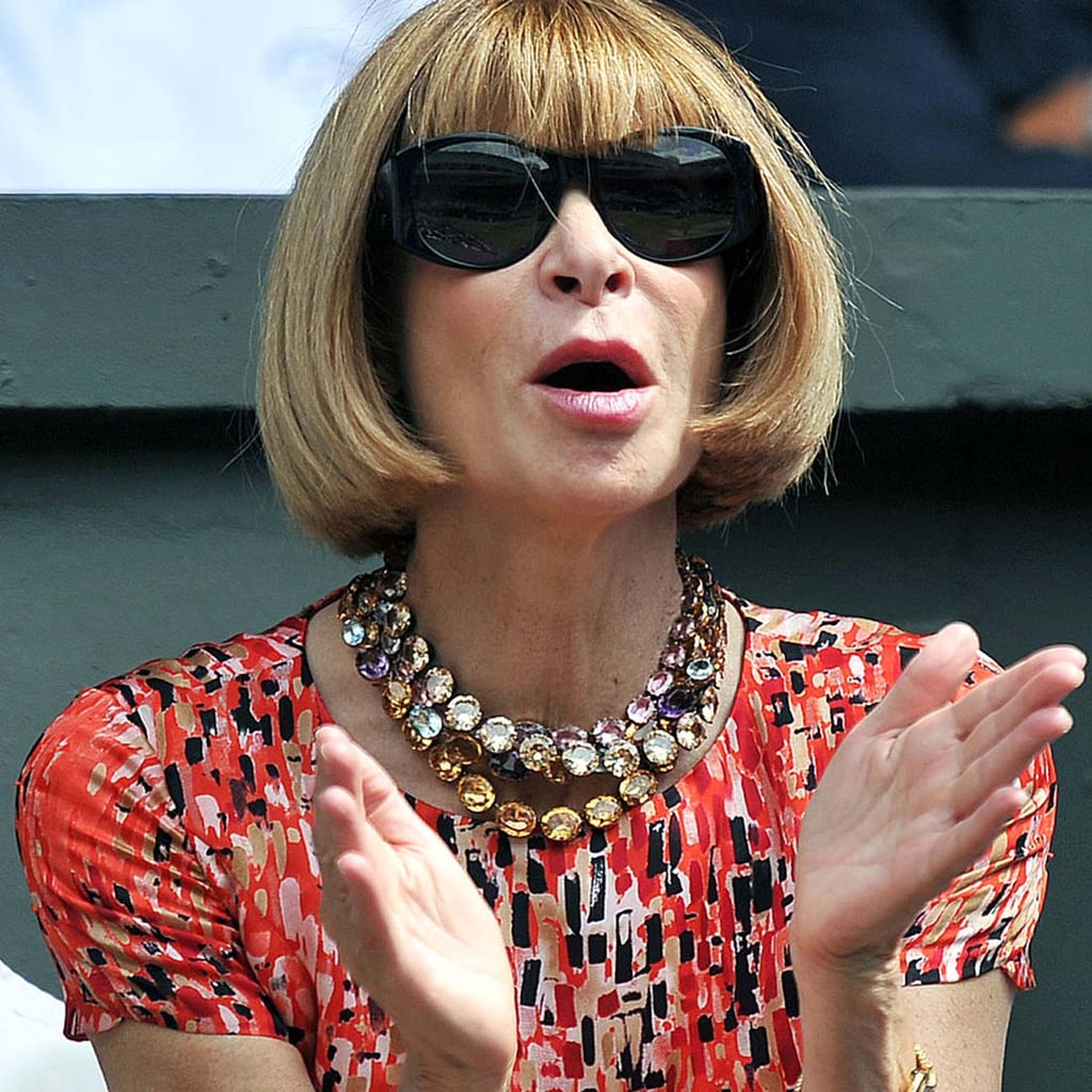 Anna Wintour at the US Open Pictures POPSUGAR Fashion