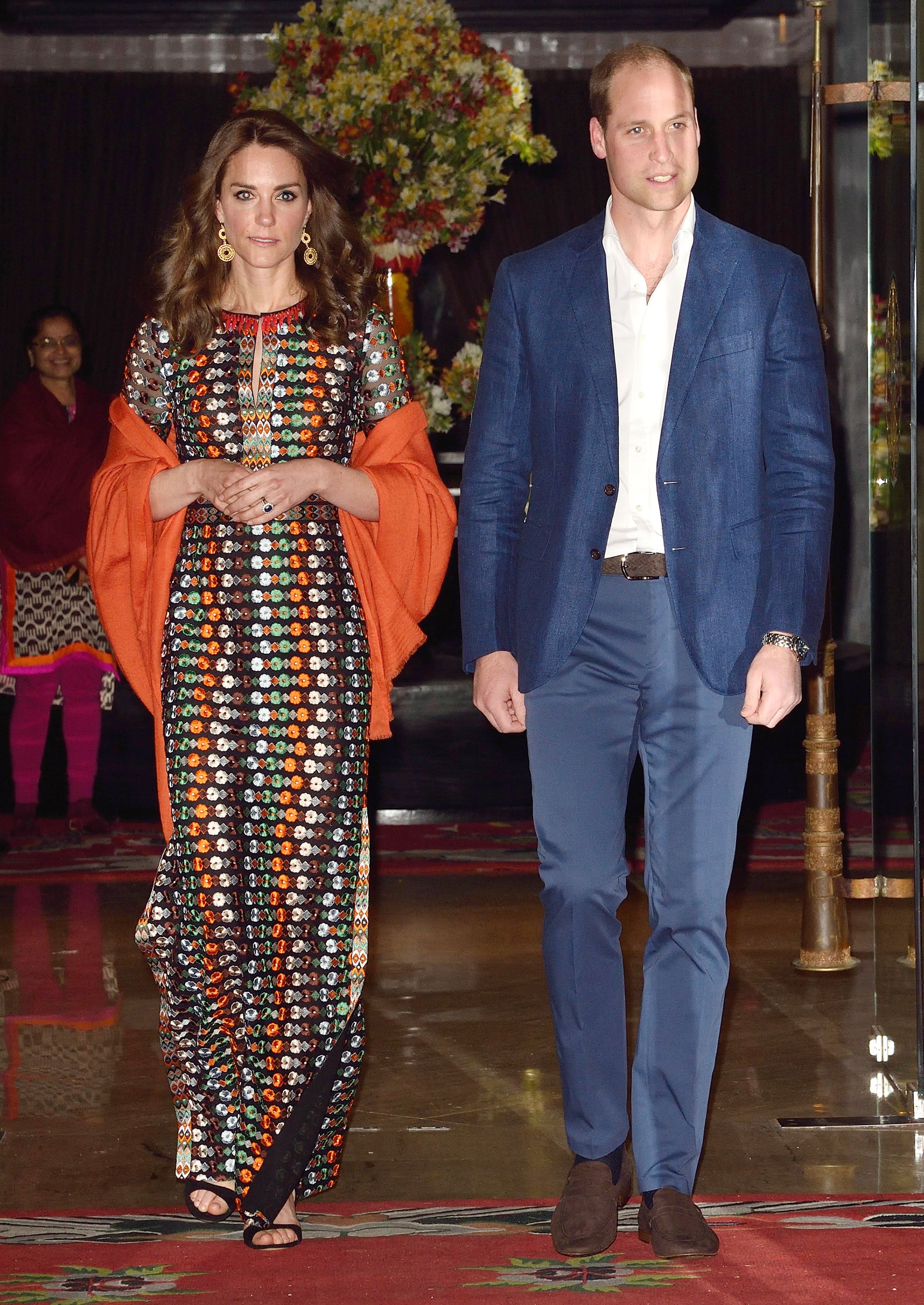 Kate Middleton s Tory Burch Dress in Bhutan April 2016 POPSUGAR