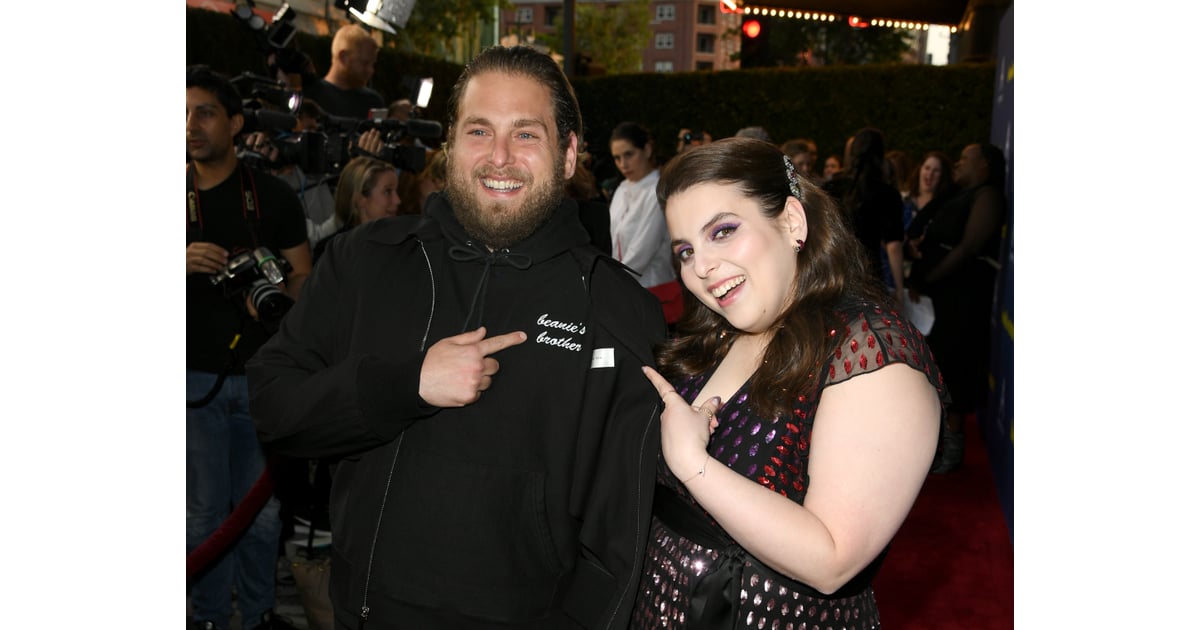Jonah Hill and Beanie Feldstein at the LA Screening of Booksmart in