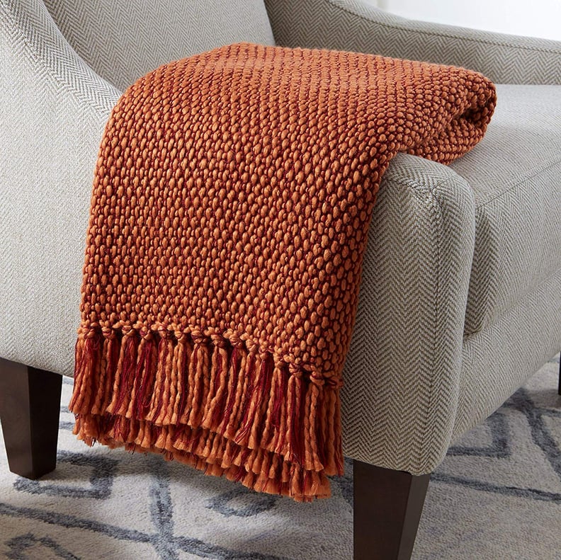 Stone & Beam Modern Woven Farmhouse Throw Blanket