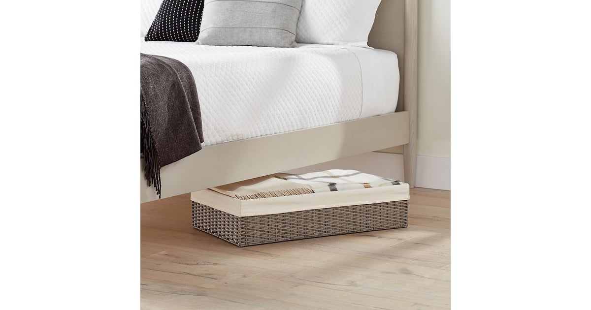 Grey Montauk Underbed Storage Bins Useful Products under 50