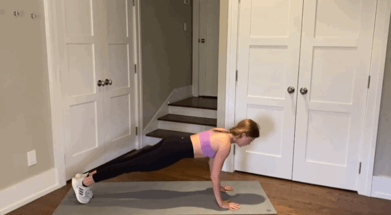 Total-Body AMRAP, Exercise 3: Hand Release Push-Up