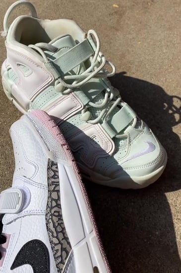 Billie Eilish s Green Nike Air Uptempo Sneakers POPSUGAR Fashion UK