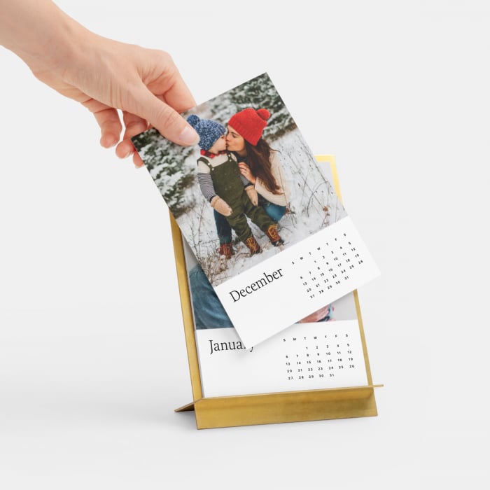 Artifact Uprising Brass Easel & Calendar