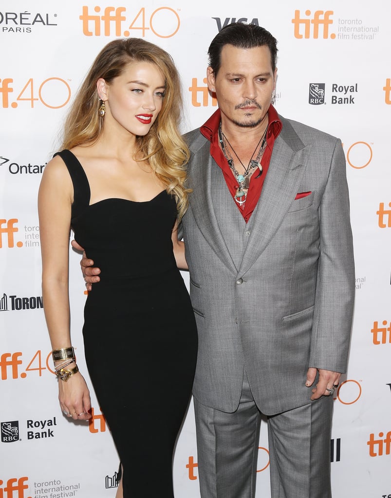 Johnny Depp Amber Heard Black Mass Premiere Pictures TIFF