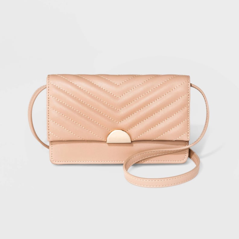 Blush Wallet on a String Crossbody Bag