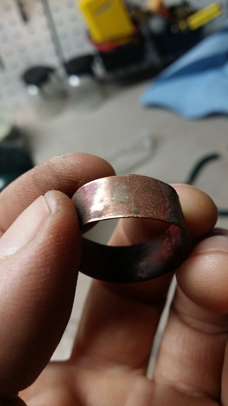 He First Practiced With a Random Piece of Copper