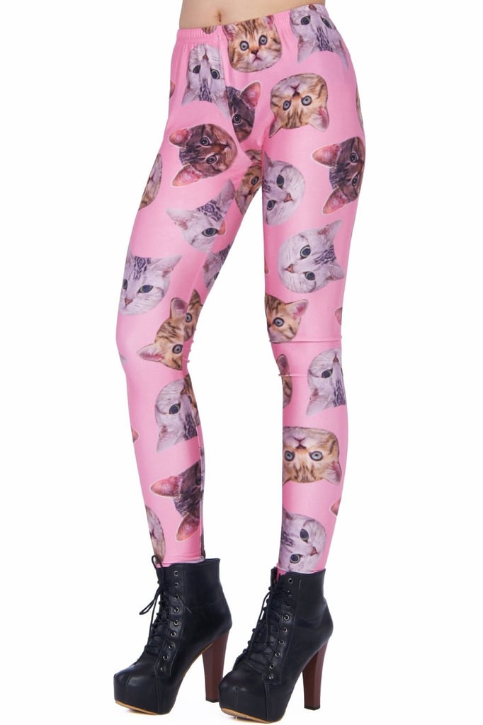 These cat leggings ($21, originally $28) could be creepy, but we like to think they're cute.