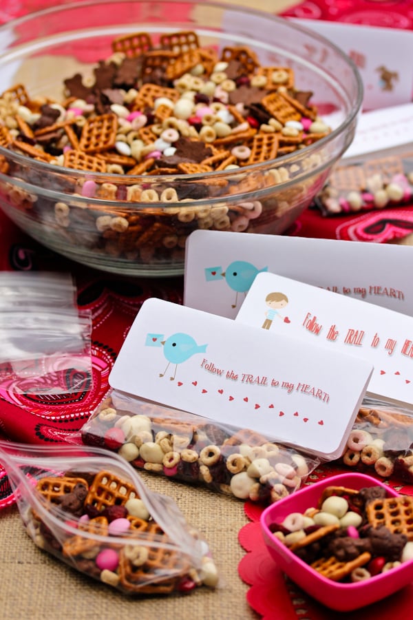 Trail Mix Valentine | DIY Noncandy Printable Valentine's ...