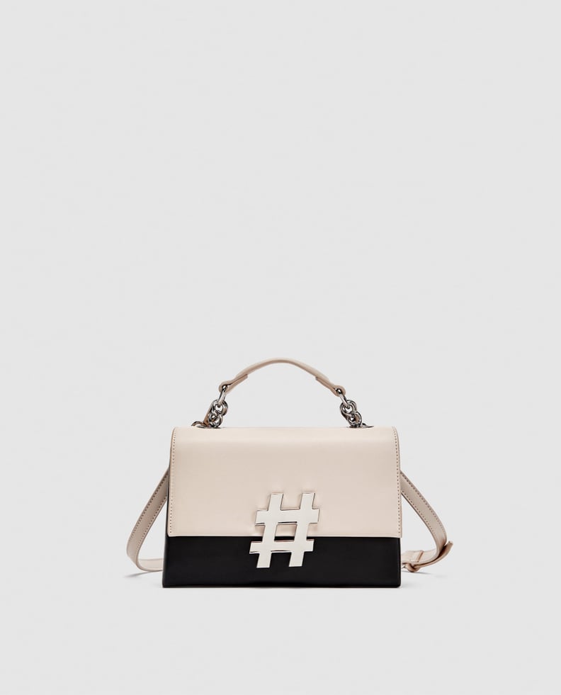 Zara Two-Tone Mini City Bag