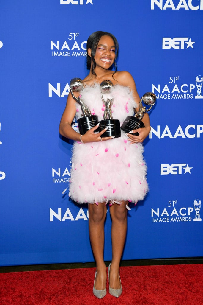 Marsai Martin's Pamella Roland Dress at NAACP Image Awards