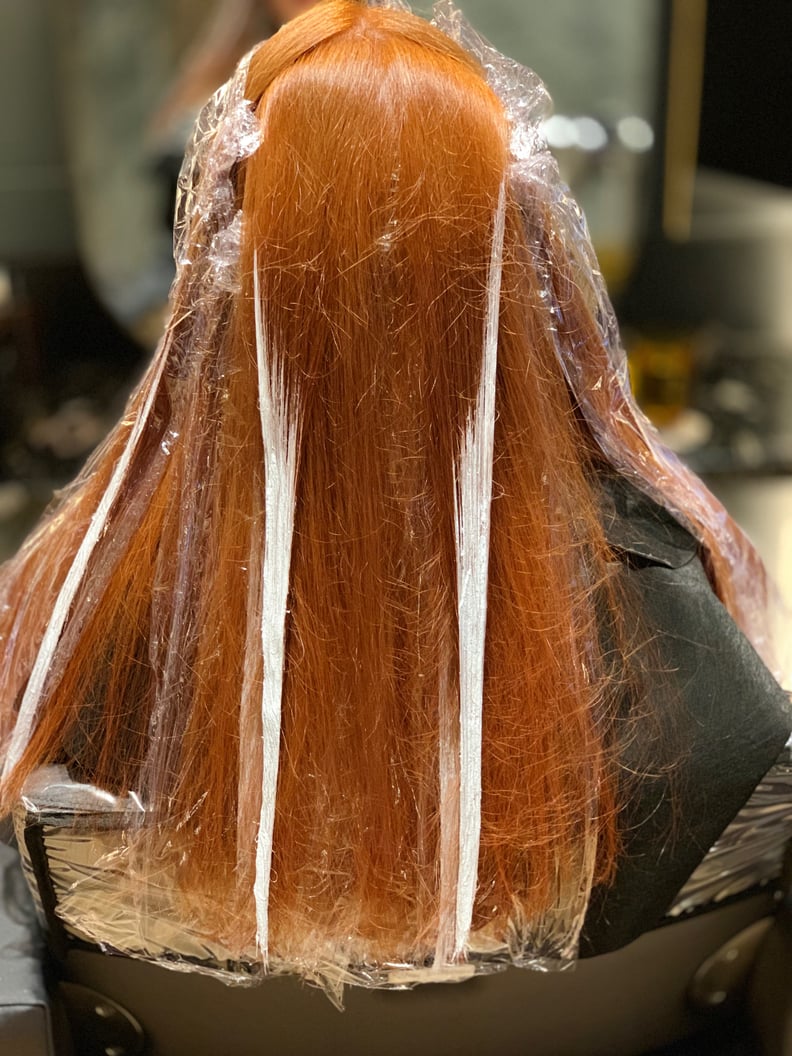 Copper Hair Step 4: Balayage