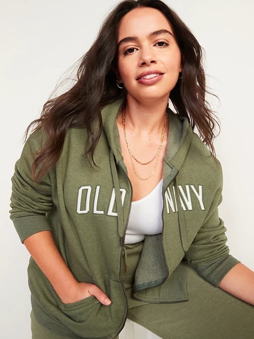 Old Navy Logo-Graphic Zip-Front Hoodie