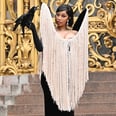 Cardi B Accessorized Her Pearl Fringe Gown With a Live Crow