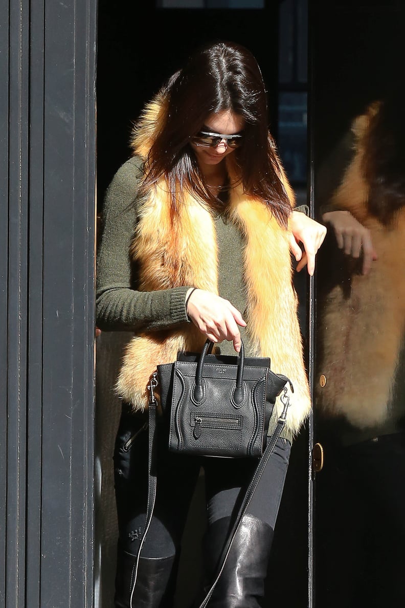 She Stood Out on the Street in a Furry Yellow Stole