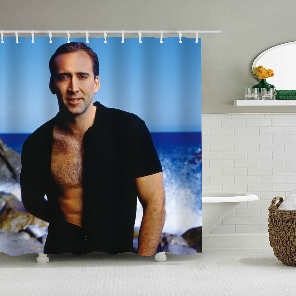 Nicolas Cage Shower Curtain