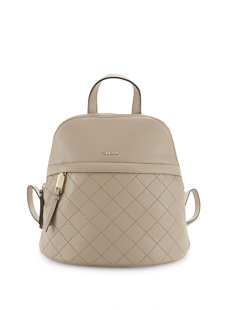 Calvin Klein Pebbled Leather Backpack