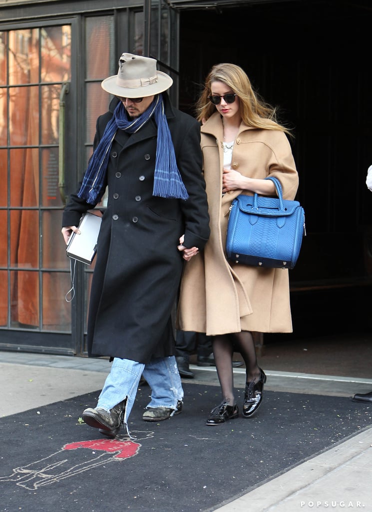 Johnny Depp and Amber Heard Wear Rings in NYC | Pictures