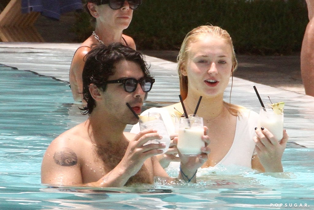 Joe Jonas and Sophie Turner Kissing in Miami August 2018