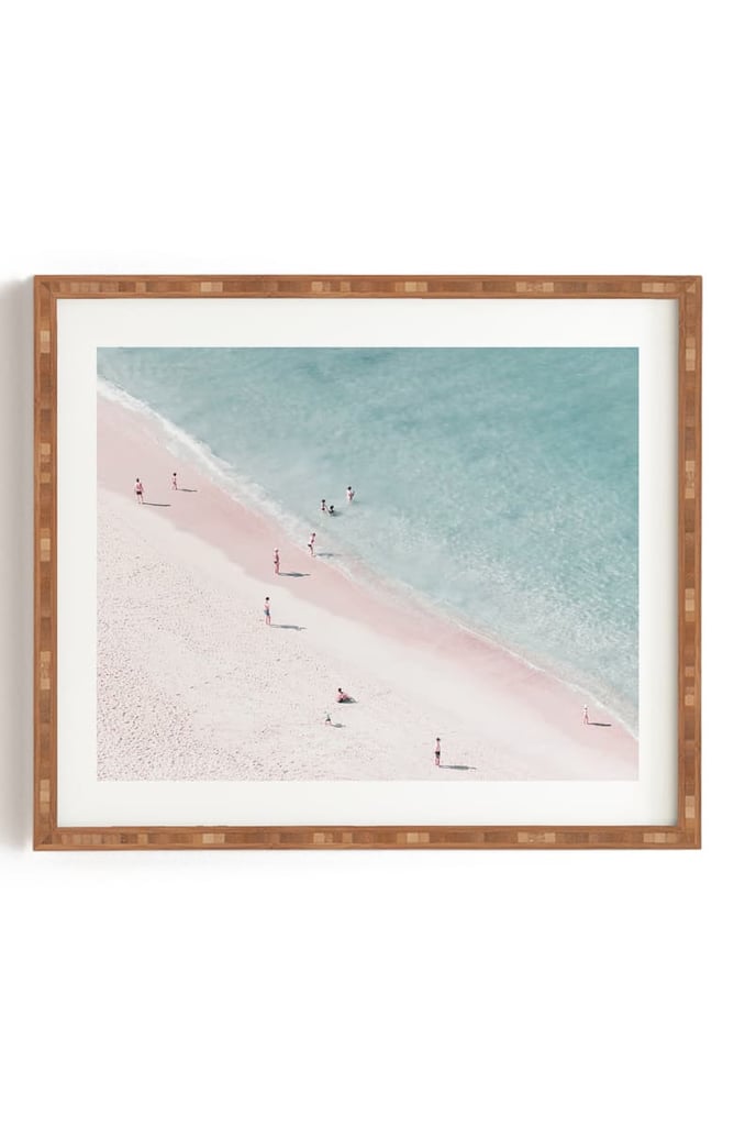 Deny Designs Ingrid Beddoes Beach Summer of Love Framed Wall Art