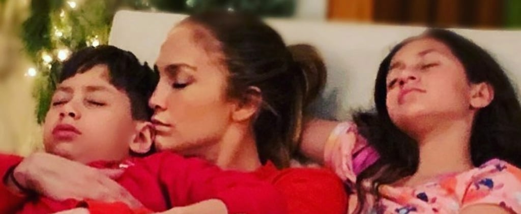 Jennifer Lopez Cuddles Her Way Into the New Year With Twins Max and Emme