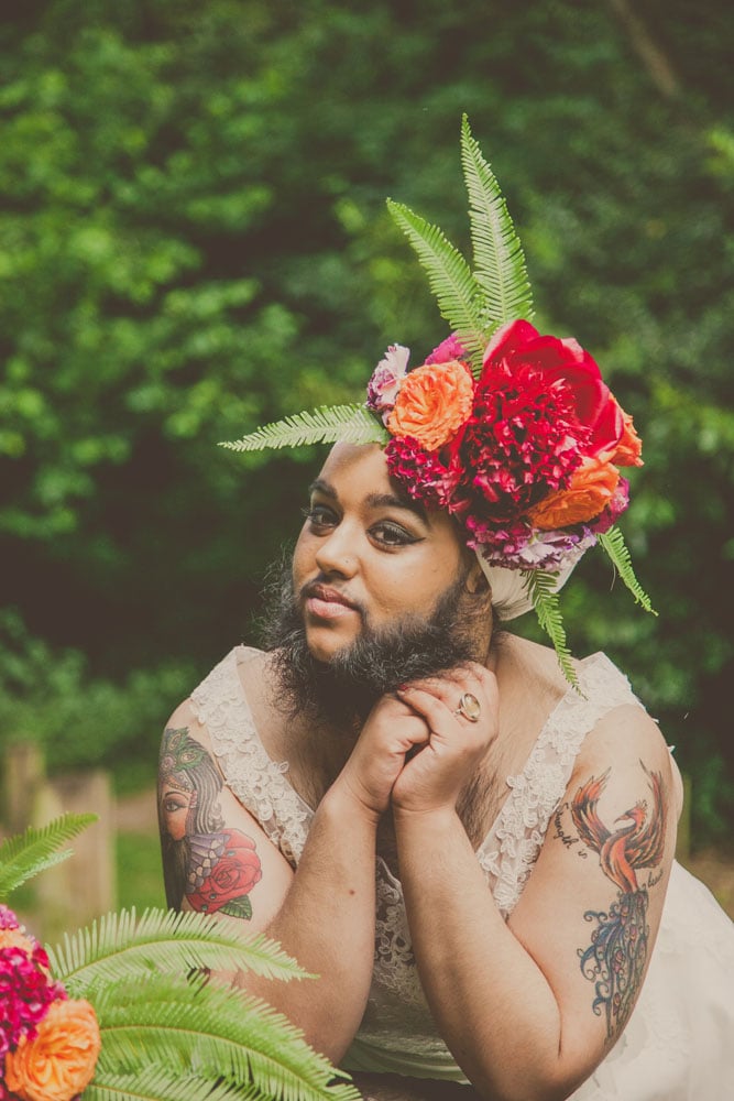 This Bearded Bride Will Change the Way You Perceive Beauty This Bearded Bride Will Change the Way You Perceive Beauty