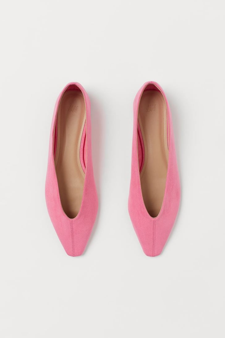 H&M Ballet Flats Everyone Is Wearing Flats at Fashion Week 2020