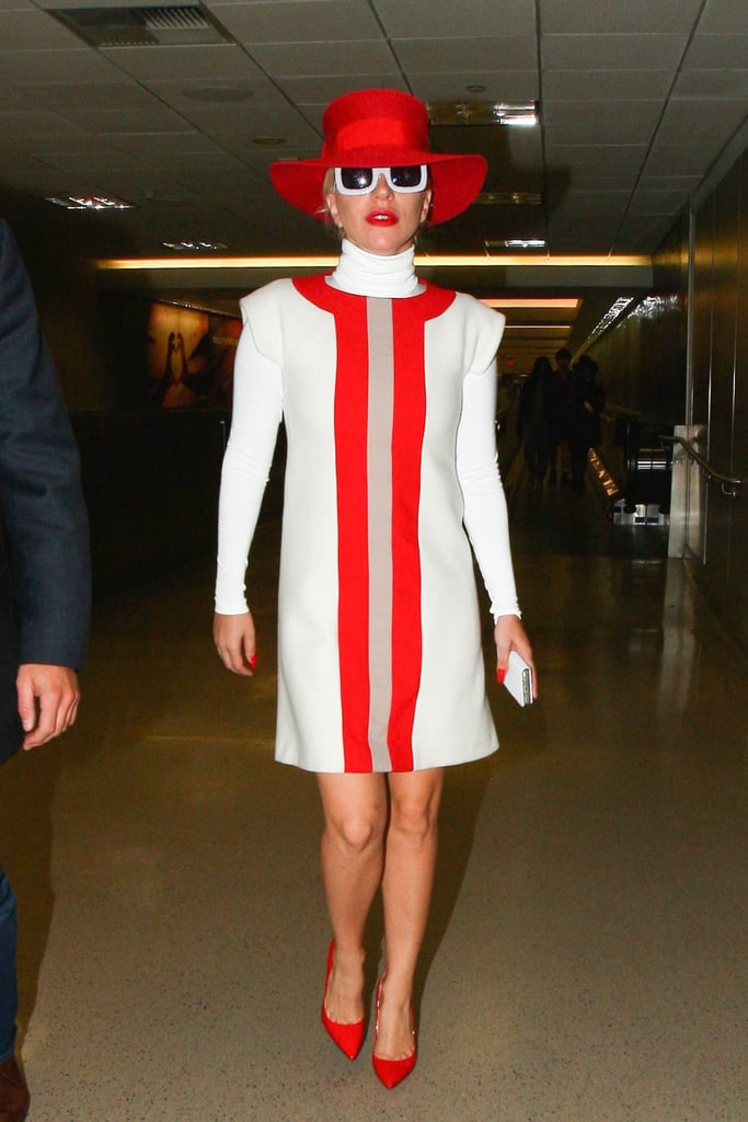 Lady Gaga Airport October 2015