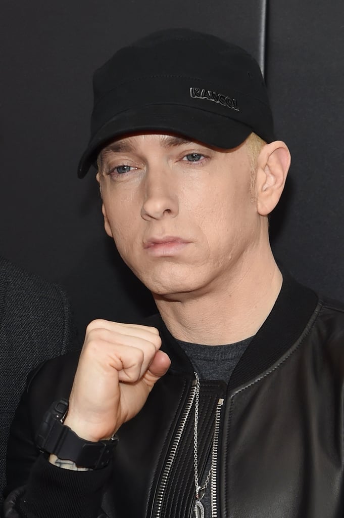 1,560: The number of words in his song "Rap God," which set a new Guinness World Record.
1982: The year his mother sued his school after he was badly beaten by bullies.
  
8.818: The number of unique words he has used in his songs, making him the musician with the largest vocabulary according to a 2015 study.   
480,00: The number of copies his debut album, The Slim Shady LP, sold in its first two weeks. 
100,000,000+: The number of albums he has sold worldwide to date.