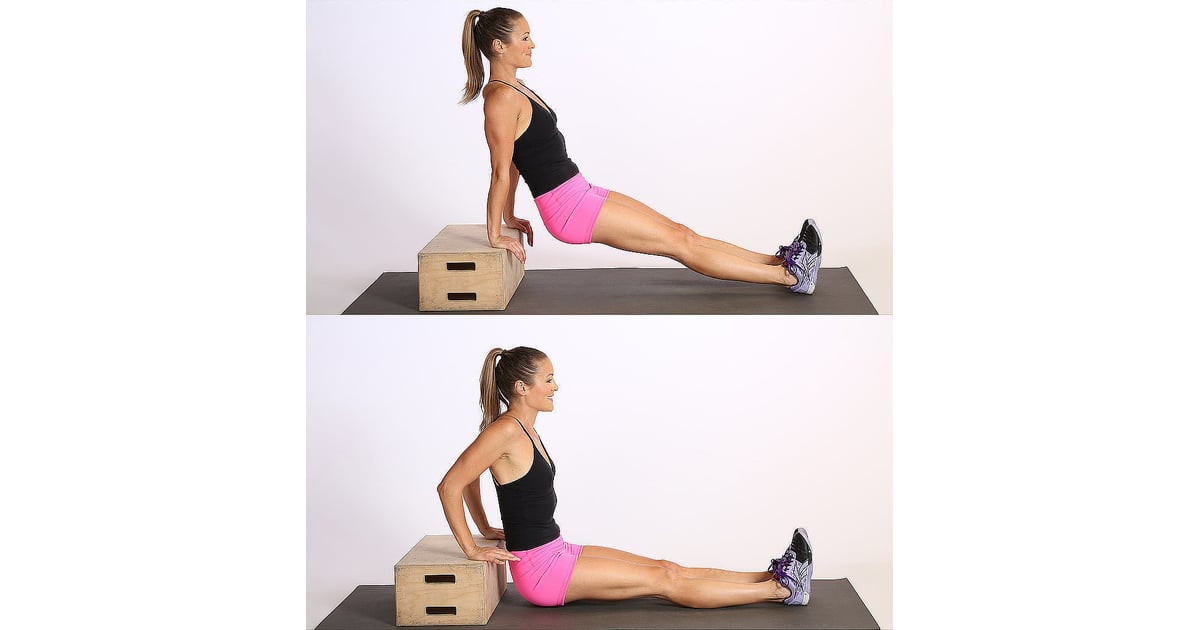 Triceps Dips Bed Workout POPSUGAR Fitness Photo 3