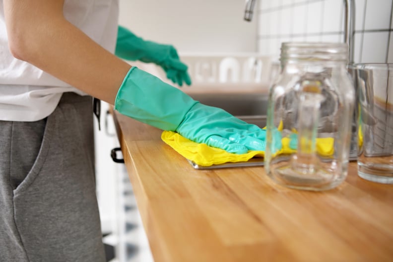 Clean the Sink With Clorox Clean-Up Cleaner + Bleach